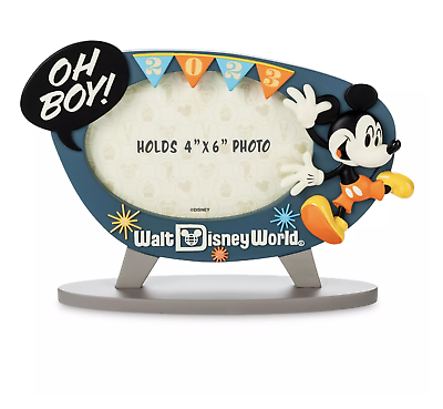 #ad Disney Walt Disney World 2023 Mickey Photo Picture Frame 4x6 New with Tag $52.50