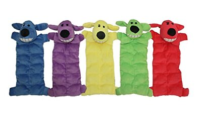 #ad 12 Inch Squeaker Mat Soft Plush Dog Toy with 13 Squeakers Colors may vary $11.36