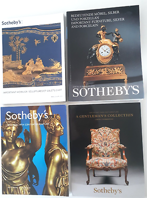 #ad Sotheby#x27;s Catalogs Lot of 4 Zurich 06 00 London 12 13 Amsterdam 03 02 Paris04 12 $45.00