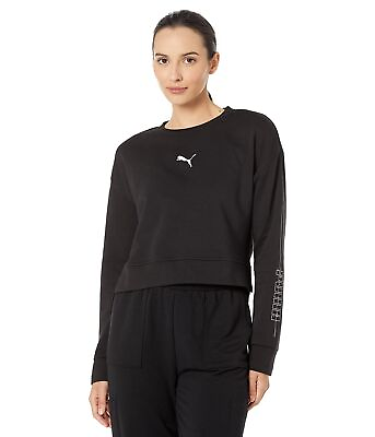 #ad Woman#x27;s Hoodies amp; Sweatshirts PUMA Neon Dreaming High Low Crew $53.76