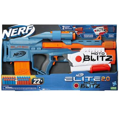 #ad NERF Elite 2.0 Moto Blitz Blaster with Scope NIB SHIPS FREE $28.65