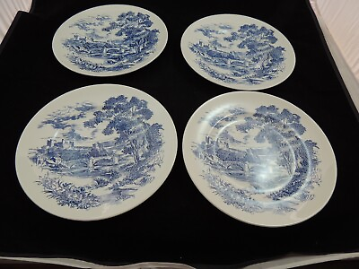 #ad Enoch Wedgwood Countryside Dinner Plates Set of 4 10quot; $25.00