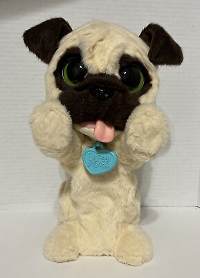#ad Fur Real Friends JJ My Jumping Pug Pet Dog Interactive Motion 2014 TESTED WORKS $15.99