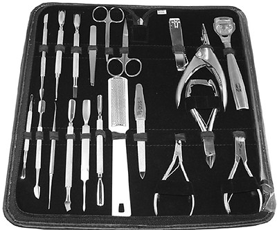 #ad Manicure Pedicure Set Professional 20 in 1 Stainless Steel Nail Cutter Kit Tools $84.99