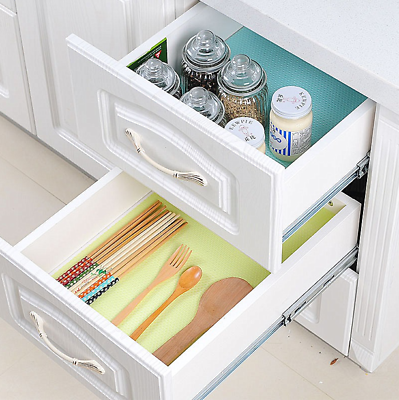 #ad Antibacterial Moisture proof Refrigerator Shelves Mats 4pcs with 4 colors $12.70