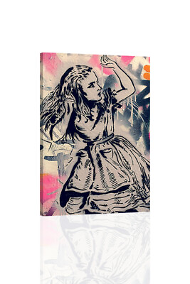 #ad quot;Alice In Wonderland Graffiti V quot; CANVAS or PRINT WALL ART $159.00