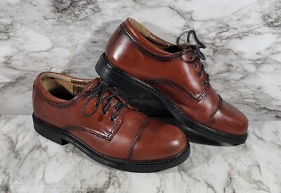 #ad Dockers Shoes Gordon Cap Oxford 090 2219 Brown Leather Lace Up Mens 8M $9.99