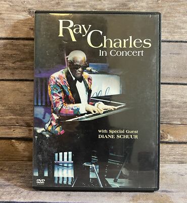 #ad Ray Charles In Concert DVD 2001 Classics With Diane Schuur Jazz Vocalist $7.99