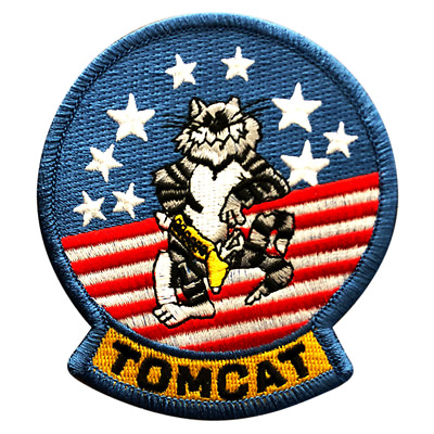 #ad Tomcat Embroidered F 14 Patch Iron on sew on 3.5 X 3.0 TC1 $7.75