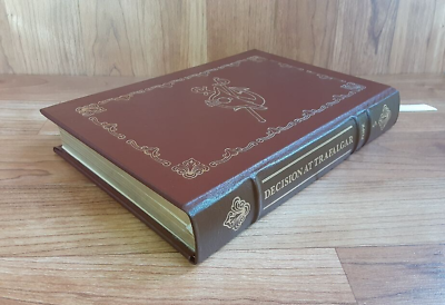 #ad Easton Press Decision at Trafalgar by Dudley Pope Nautical 1989 1st Ed. Leather $69.99