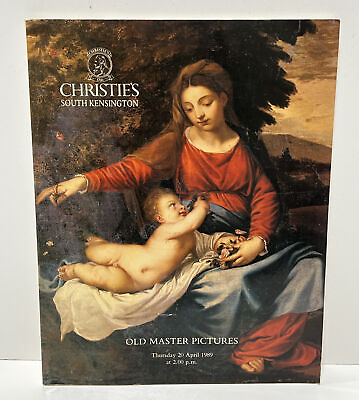 #ad Christies Auction Catalog South Kensington Old Master Pictures April 20 1989 $12.99