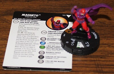 #ad Heroclix Marvel X men Animated Magneto LE 100 $3.76