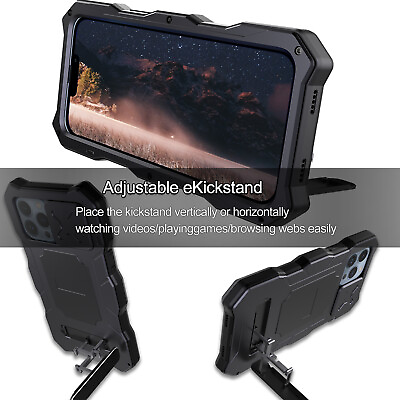 #ad NEW For iPhone 14 13 12 Pro MaxShockproof Aluminum Gorilla Metal Case Waterproof $23.28