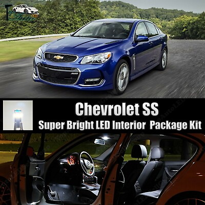 #ad Bright White LED Lights Interior Package Kit for 2014 2015 2016 Chevrolet SS $14.49