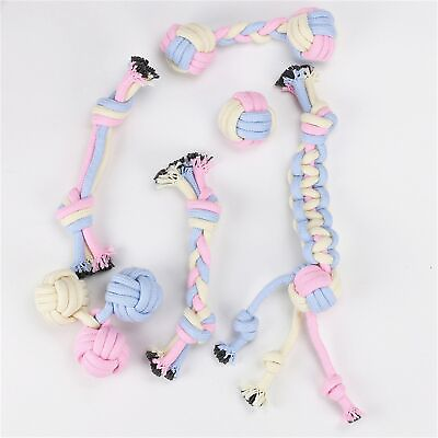 #ad Pet Molar Toy Super Soft Oral Care Puppy Teeth Clean Rope Toy Pet Supplies $9.58