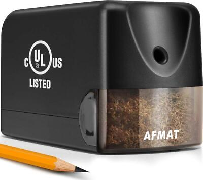 #ad AFMAT Electric Pencil Sharpener Heavy Duty Classroom Sharpeners for 6.5 8mm UL $46.90