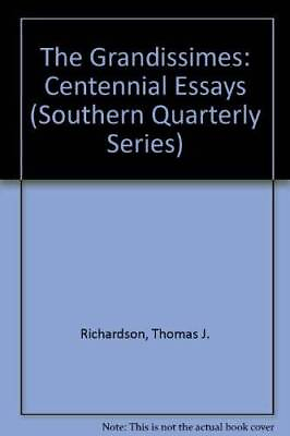 #ad The Grandissimes: Centennial Essays Southern Quarterly Series GOOD $5.56