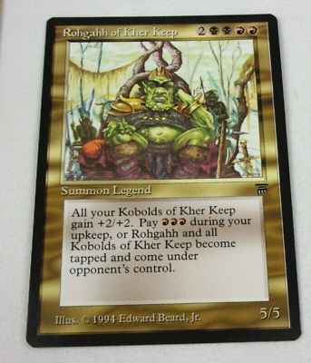 #ad Rohgahh of Kher Keep English Legends Magic the Gathering MTG CCG card NM $99.95