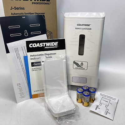 #ad Coastwide J Series 1200mL Automatic Wall Mounted Hand Sanitizer Dispenser White $24.99