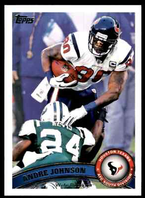 #ad 2011 Topps Andre Johnson white Jersey #250 104862 $1.64