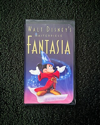 #ad Disney#x27;s Fantasia VHS 1991 Black Diamond Super Rare Like New $4500.00