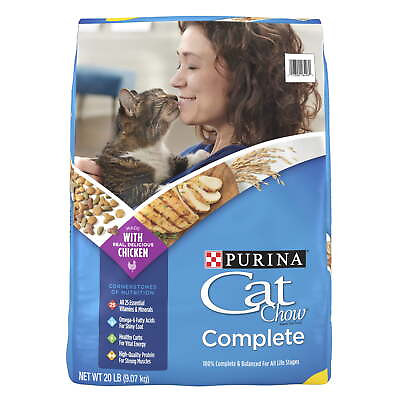 #ad Purina Complete Dry Cat Food 20 lb Bag $20.96