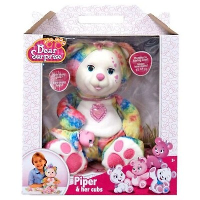 #ad New BEAR SURPRISE PIPER MAMA amp; CUBS Babies Just Play Plush Toy Collectible NIB $149.00