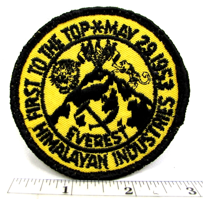 #ad Vintage First to the Top Everest Jacket Patch Himalayan Industries May 29 1953 $12.99