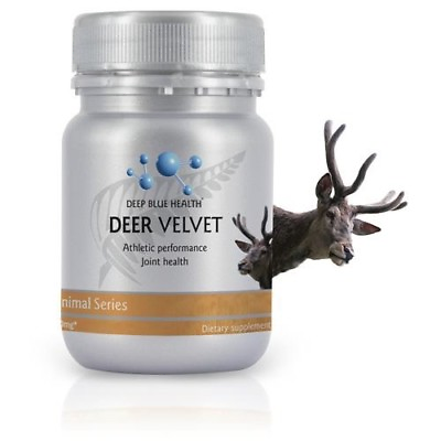 New Zealand Pure Deer Antler Velvet Extract Powder IGF 1 500mg x 30 Capsules $28.95