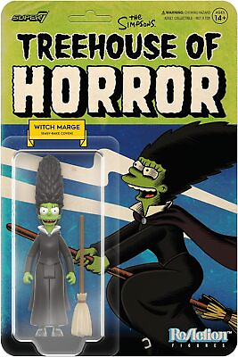 #ad Reaction Simpsons v2 Tree House of Horror Witch Marge figure Super7 32213 $24.90