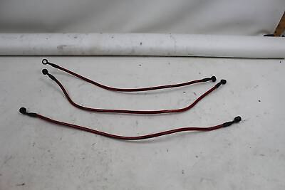 #ad Ducati 1098S 1098 1198 848 EVO Stainless Red Brake Clutch Lines Line Set $39.99