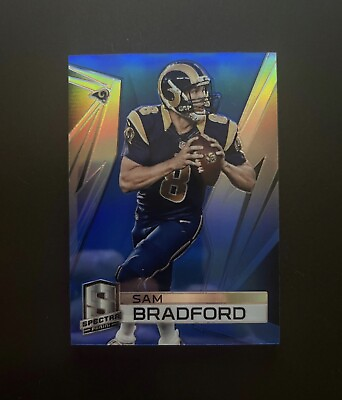 #ad 2014 Spectra Blue Prizm 49 Sam Bradford #25 Rams $4.99