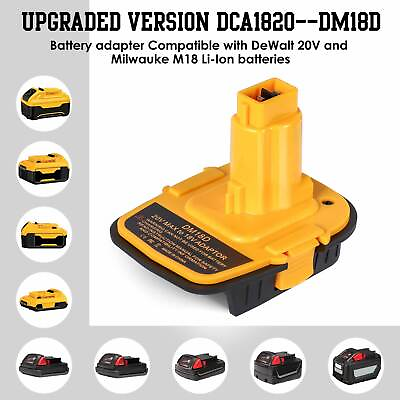 #ad 20V To 18V Battery Adapter Replacement For Dewalt DCA1820 With USB Connect Port $19.90