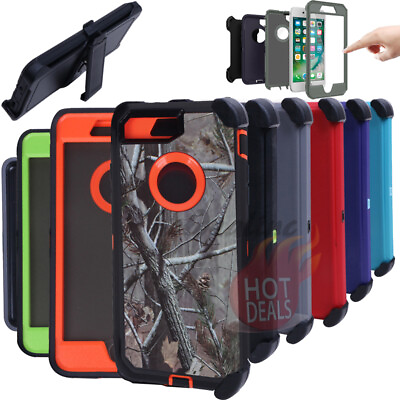 #ad For iPhone 8 8 Plus Rugged Armed Shockproof With Clip Case Cover $9.48