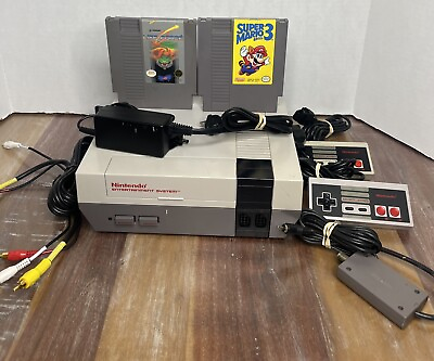 #ad Nintendo Entertainment System NES 001 Authentic Console System W Mario Game $159.99