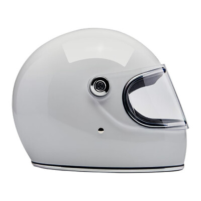 #ad Helmet With Visor Biltwell Gringo S 22.06 Gloss White Approved Ece $396.22