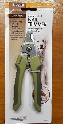 #ad Safari Large Dog Nail Trimmer NIP Stainless Steel SHIPSFREE $13.99