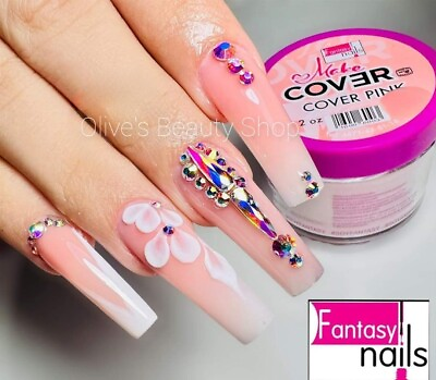 #ad Fantasy Nails Make Cover Cover Pink 2 oz Acrylic Powder $17.80