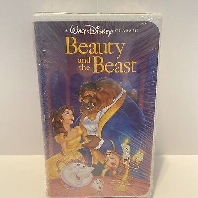 #ad Walt Disney Classic Beauty and the Beast VHS 1992 Black Diamond #1325 New $49.99