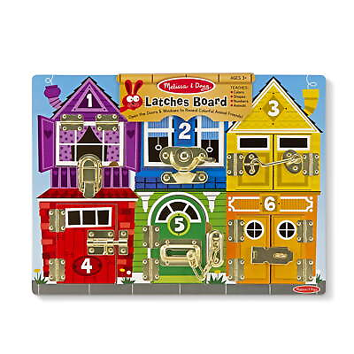 #ad Melissa amp; Doug Latches Wooden Activity Board FSC Certified Materials $23.09