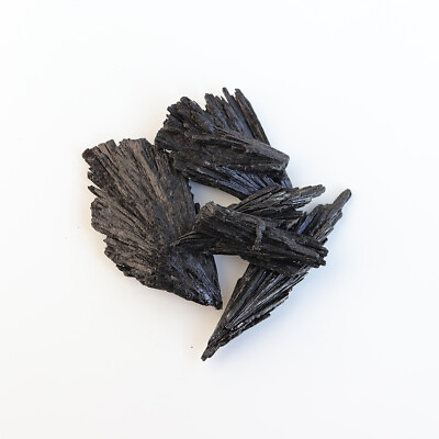 #ad Natural Black Kyanite Quartz Crystal Cluster Mineral Specimen Reiki Healing $2.69
