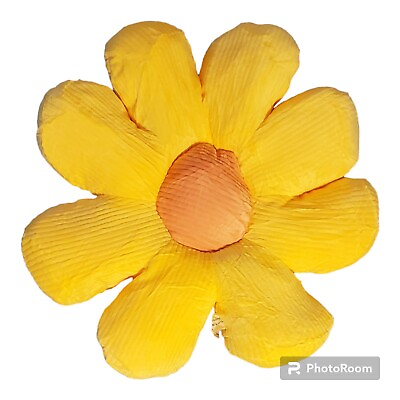 #ad 35cm Colorful Flower Plush Pillow Toy Soft Cartoon Plant Stuffed $12.00