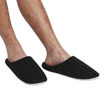 #ad Women Mens Winter Flat Slippers Warm Slip on Cozy Bedroom House Shoes Slippers $8.46