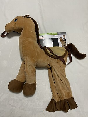 #ad Ride Pony Horse 3D Plush Costume size 3T 4T Large Toddler Child New Brown $59.99