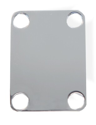 #ad Neck Plate Electric Small Chrome Steel 35 6 x 48 5 mm 081015CH $12.99