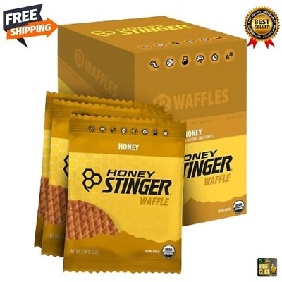 #ad Honey Stinger Organic Energy Waffle Box Pack Honey 12 ct. $24.50