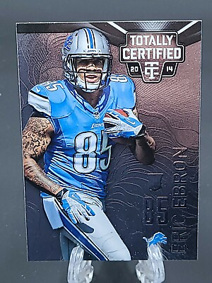 #ad 2014 Eric Ebron Rookie Rc Panini Totally Certified $1.69