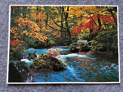 #ad An Autumn River Vintage Postcard $3.74