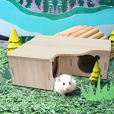#ad Chinchilla Hut Wear resistant Exercise Training Hamster Hideout House Exercise $13.63