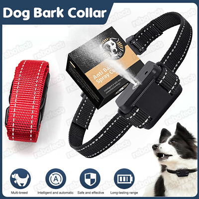 #ad Auto Citronella Bark Collar for DogSpray Dog Training CollarDog Barking Collar $24.54